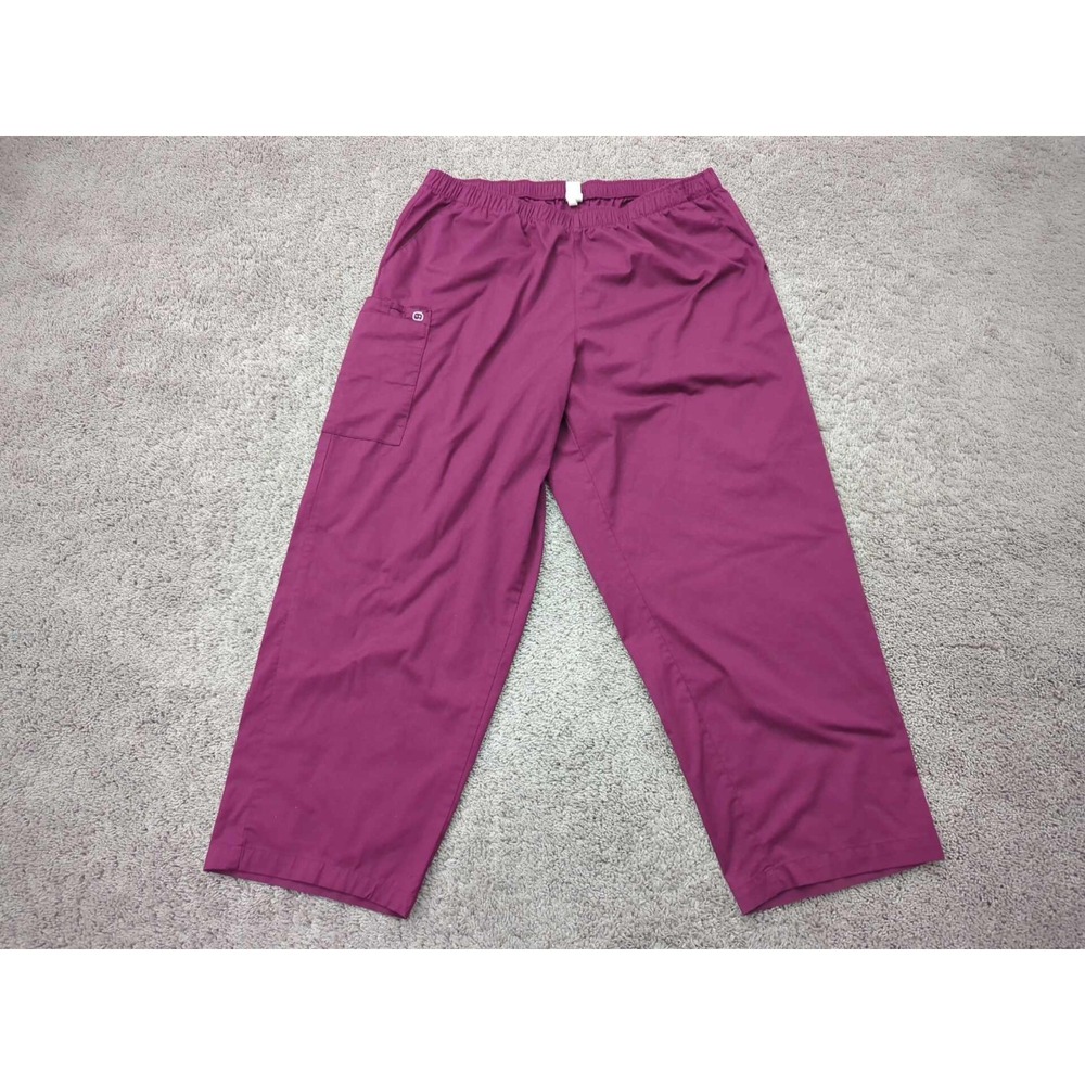 Wonder Wink Wonder Work Scrub Pants‎ Womens 3X PETITES Professional Wear Medical